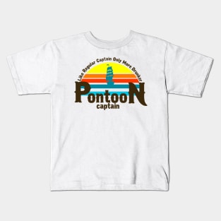 Pontoon captains Kids T-Shirt